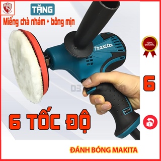 Máy đánh bóng ô tô MAKITA GV6010 [TẶNG BÔNG MỊN] - Máy đánh bóng, làm bóng, chà nhám ô tô, xe máy Mini CHÍNH HÃNG LOẠI 1