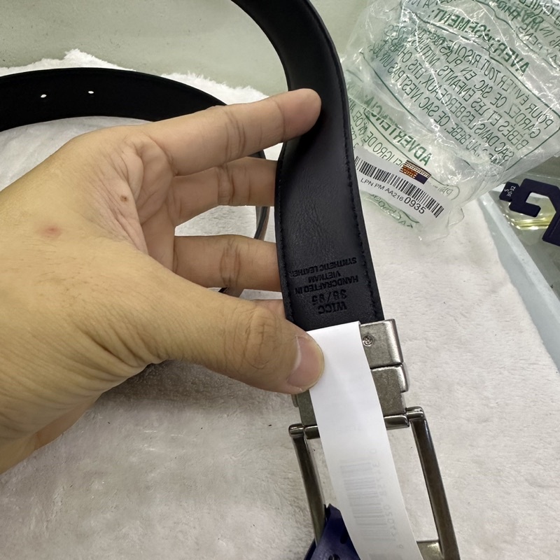 Thắt lưng da nam Tommy Hilfiger 2in1 chính hãng nhập Mỹ