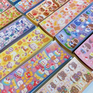 (Combo giá rẻ) sticker tập decor, trang trí top loader