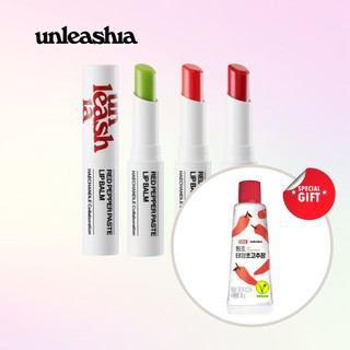 Son Dưỡng căng bóng UNLEASHIA RED PEPPER PASTE LIPBALM Cấp Ẩm, Dưỡng Môi Căng Bóng 1.9g