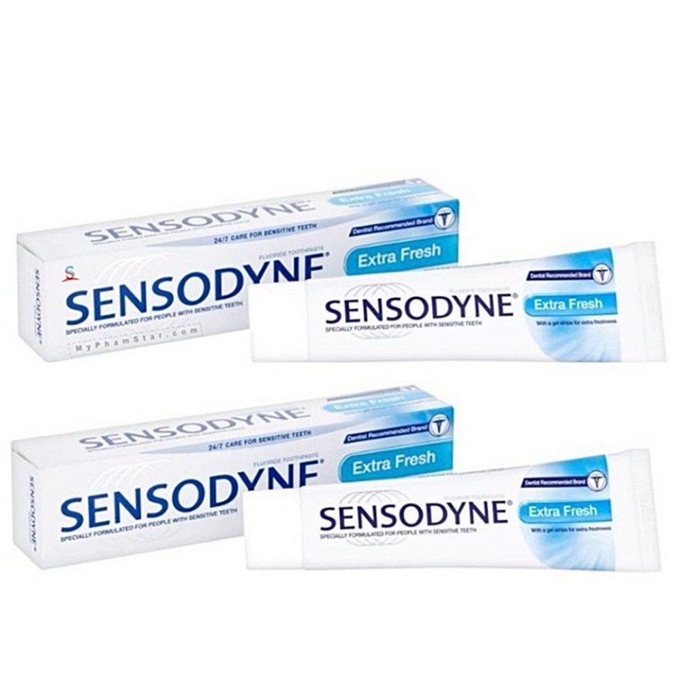 Combo tuýp 2 Kem đánh Răng Sensodyne 100g Thơm Mát Giảm Ê Buốt Bảo Vệ Toàn Diện bán buôn bán sỉ