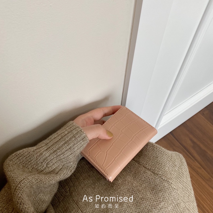 Ví nữ mini gấp gọn Amora da nhỏ gọn 01S-H