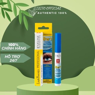 Tinh chất dưỡng mi [Dài ,đẹp,cong 100%-Hàng Auth] Huyết Thanh Dưỡng Mi Eveline 8In1 Total Action 10ml