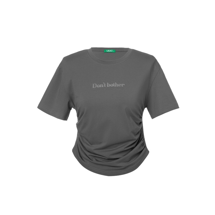 QADCOL Áo Croptop Tay Ngắn Hở Vai Xếp Ly Màu Đen Thời Trang Quyến Rũ Cho Nữ