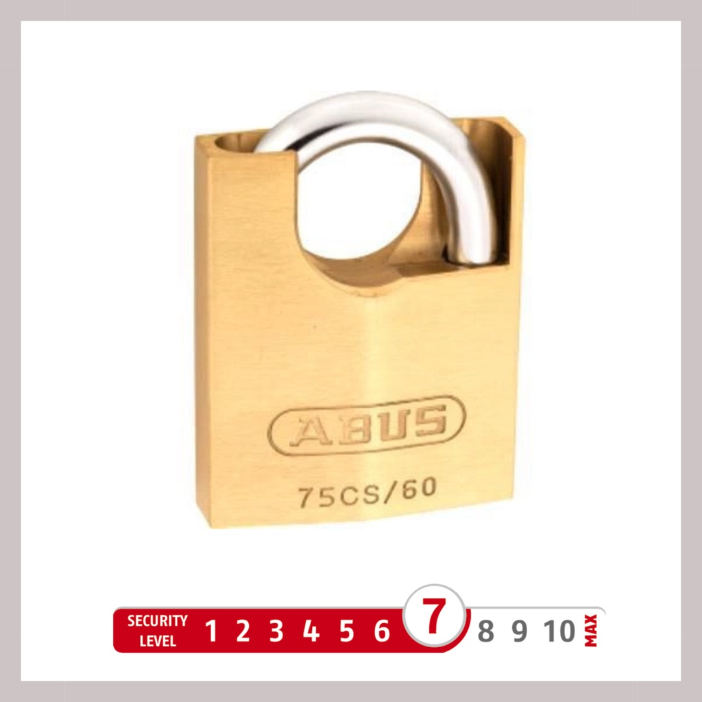 Khoá móc treo đồng cao cấp chống cắt ABUS 75CS/60 chìa vi tính