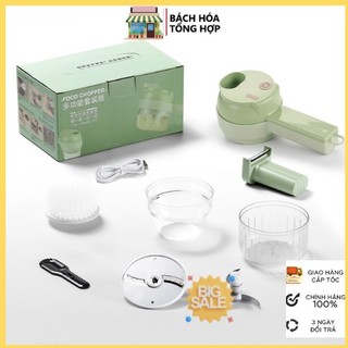 Máy Xay Cắt Lát Tỏi Ớt Rau Củ Thực Phẩm Đa Năng Mini Cầm Tay Đa Năng Tiện Lợi