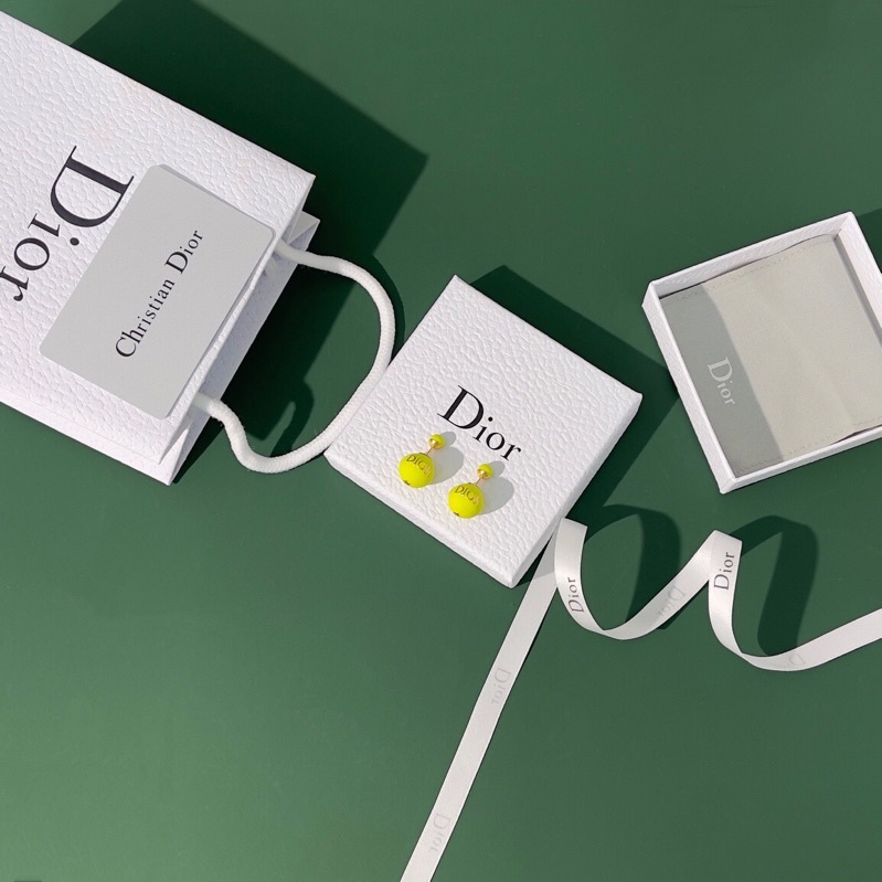 Bông tai nữ CD Dior trang sức cao cấp có 3 màu trẻ trung cá tính