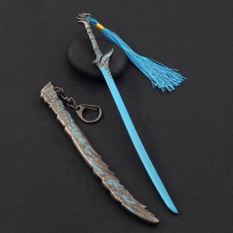 Mô hình Kiếm Yasuo game Liên Minh Huyền Thoại bằng Kim Loại Cao cấp dài 21cm mô hình trưng bày trang trí siêu đẹp