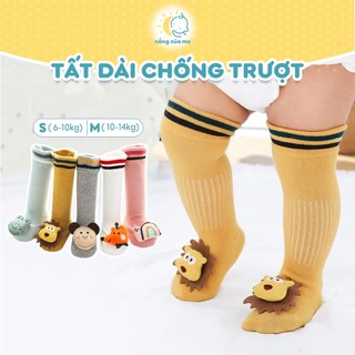 Set 5 đôi tất vớ dài cho bé từ 0- 3 tuổi, họa tiết thú cưng dễ thương - Nắng Của Mẹ_THUDAY