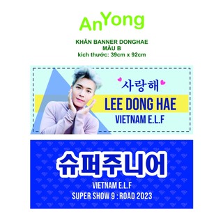 Khăn banner SUPER JUNIOR