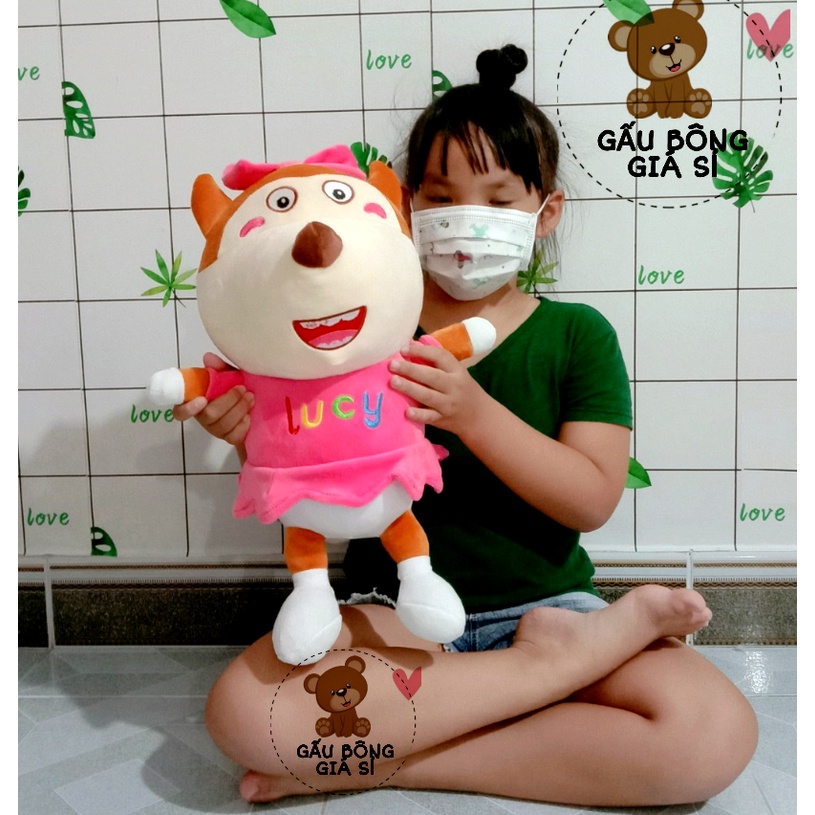 GẤU BÔNG LUCY ĐỒ CHƠI NHỒI BÔNG SÓI CHO BÉ CAO CẤP GIÁ RẺ