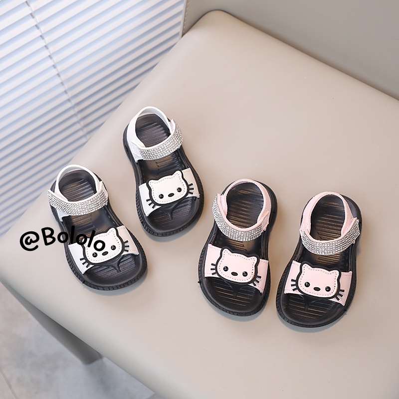 Bololo Xăng đan Đế Mềm Chống Trượt Thời Trang Đi Biển Cho Bé Gái
