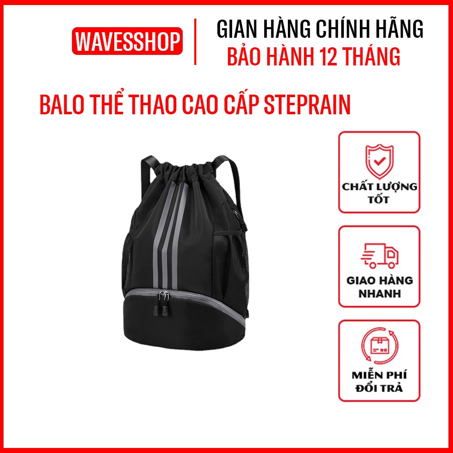 Balo Thể Thao Đá Bóng, Tập GYM, Du Lịch Đa Năng Cao Cấp STEPRAIN Chống Thấm Nước