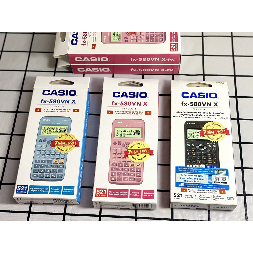 Máy tính Casio FX580 Chính hãng - Bảo hành 07 năm