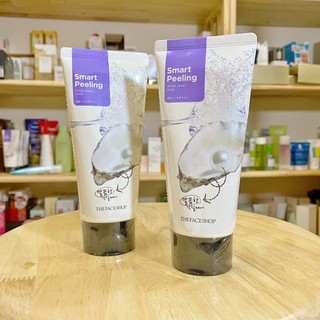 Tẩy da chết ngọc trai The Face Shop Smart Peeling White Jewel Perle 120ml