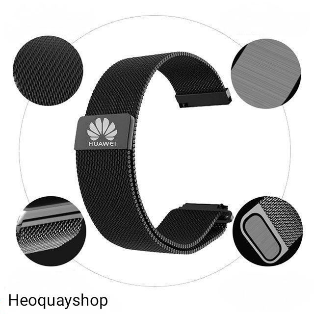Dây Milanese thép lưới nam châm từ tính Đồng hồ Huawei GT2, GT3, GT2 GT3 pro,GT 3Se ,GT runner...