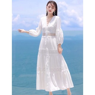 Đầm maxi đi biển