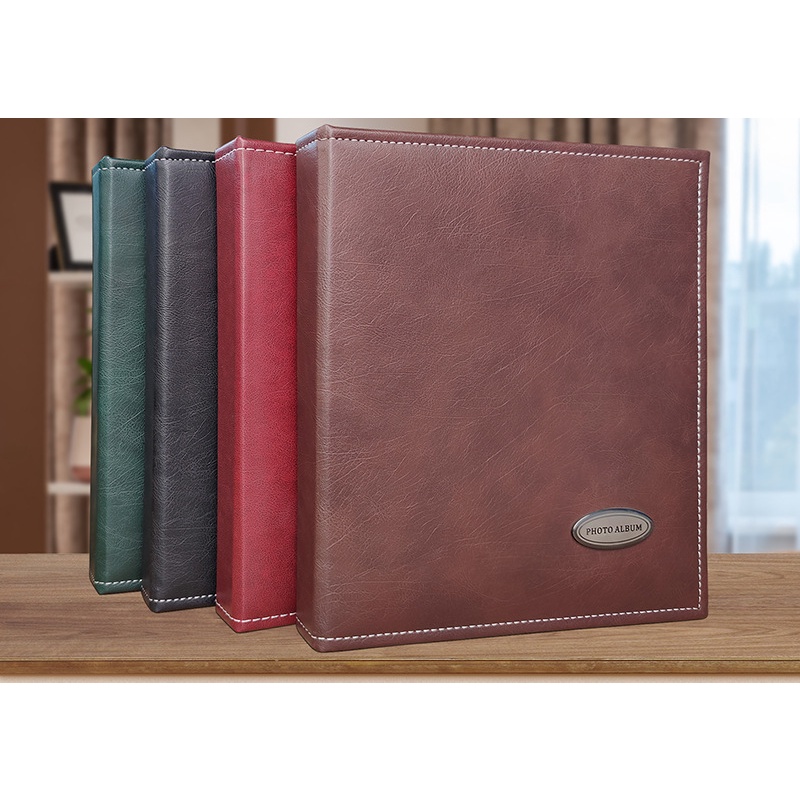 Album ảnh 10x15, 13x18,15x20 bìa da nâu - Đựng 160 ảnh - Mẫu bìa da Cao cấp tại In Ảnh Gia An - Ship Hỏa Tốc