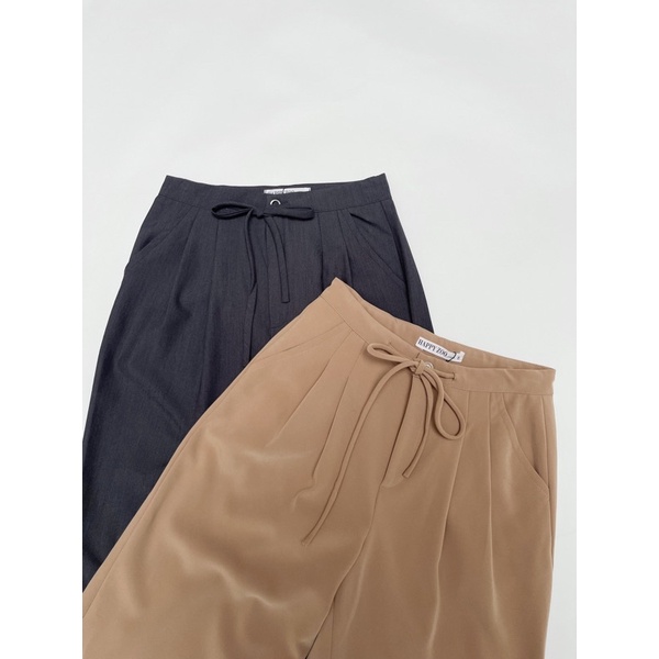 Happy Zoo - Quần lụa culottes nơ eo ( 2 màu )