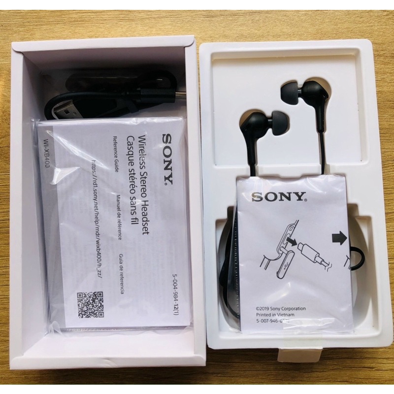 Tai nghe EP Bluetooth Sony Extra Bass WI-XB400 - Hàng Mới Chính Hãng Fullbox