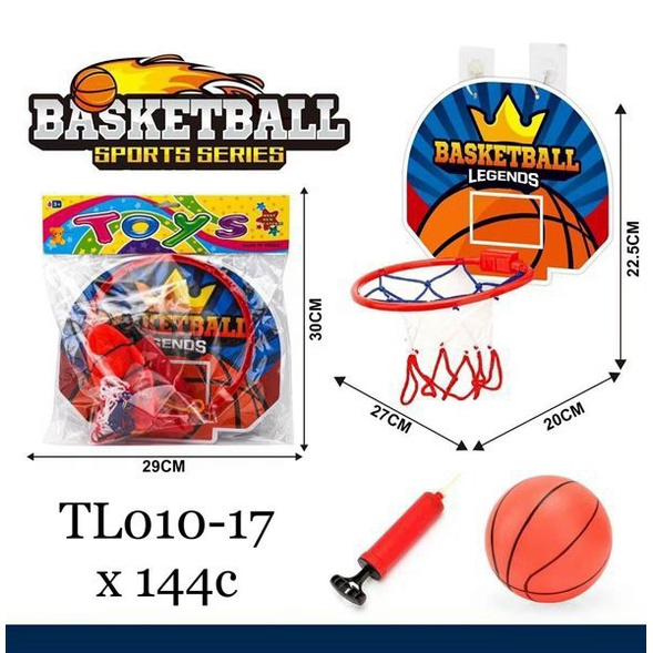 Bộ đồ chơi bóng rổ mini treo tường phát triển chiều cao, tăng khả năng vận động ngay tại nhà cho bé 1-12 tuổi (T010-17)