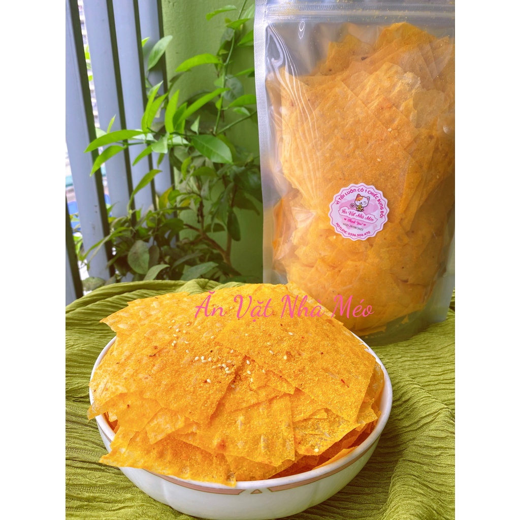 Bánh Tráng Phô Mai nguyên vị thơm béo - Ăn Vặt Nhà Méo