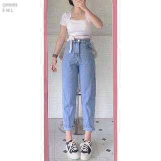 Quần BAGGY jeans trơn
