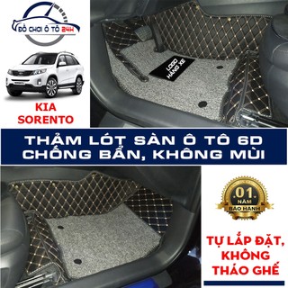 Thảm lót sàn ô tô 5D,6D Kia Sorento Giảm ồn, Không mùi, Chống thấm nước