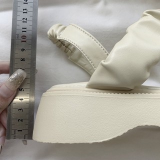 (CÓ SẴN) Sandals quai nhún bèo tiểu thư