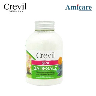 ✅ Crevil Muối Tắm Giảm Mụn, Giảm Mẩn Ngứa,Tẩy Da Chết Spa Badesalz 600g