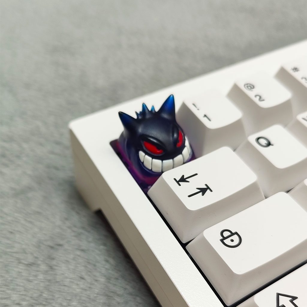 Nút bàn phím cơ artisan keycap gengar galaxy xuyên led