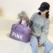 Túi xách hai tầng du lịch Pink mẫu mới 2023 size to nhiều ngăn