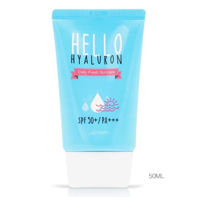 Kem chống nắng dịu da Essance Lacvert Hello Hyaluron Daily Fresh Suncare SPF 50+ 50ml