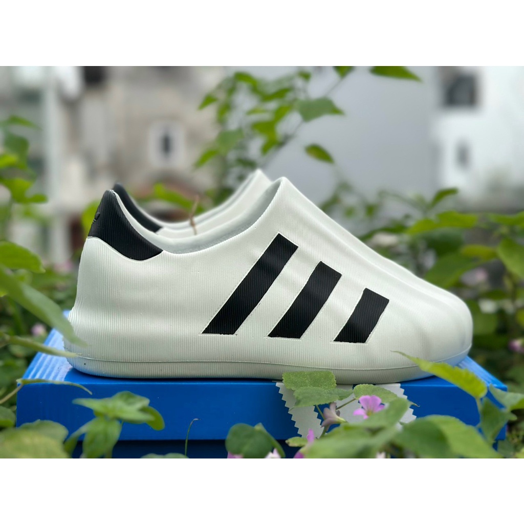 Giày Adifom Superstar Trắng Đen Cao Cấp Đúc Nguyên Khối _ Giày Adidas không dây