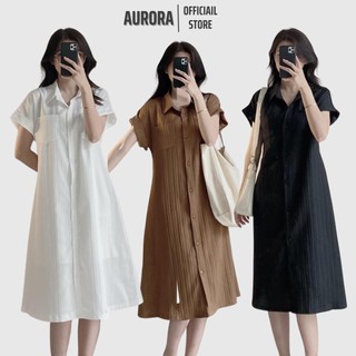 Váy đũi gân tay hến dáng dài kèm váy hai dây AURORA