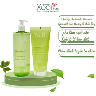 Sữa rửa mặt svr sebiaclear gel moussant 400ml gel rửa mặt svr