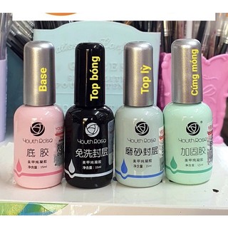 Base, Top, cứng móng Hoa Hồng(02) - lẻ chai