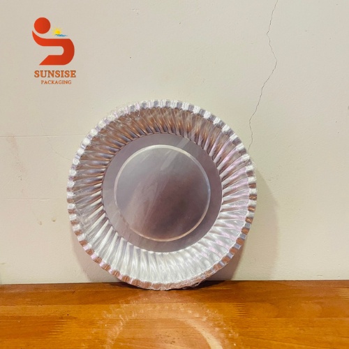 Dĩa Giấy Bạc 16cm -  10 Cái/Xấp