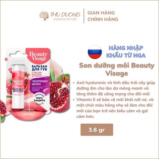 Son dưỡng môi, son hoa quả visage nga nhiều mùi hương táo, dâu, anh đào, cherry, chuối, đào