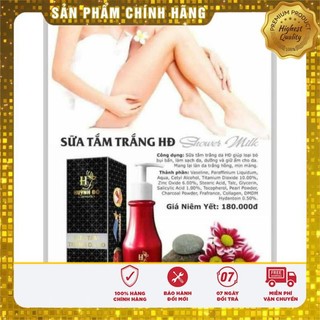 Sữa tắm trắng HUỲNH ĐỖ 400ml, dưỡng và giữ ẩm da, kích trắng da