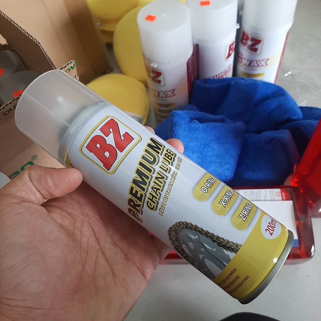 Chai xịt dưỡng sên xe máy cao cấp BZ 200ml