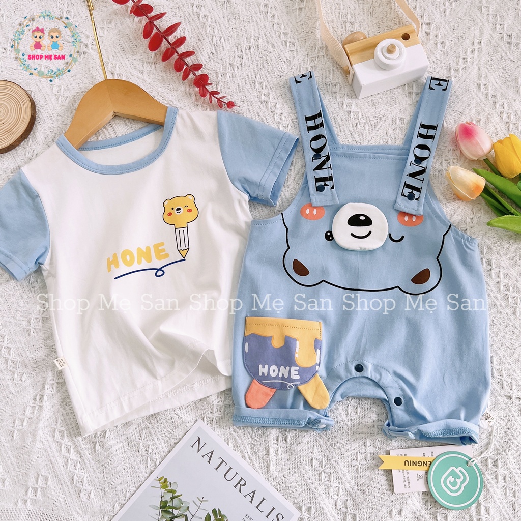 Yếm Cho Bé Gái, Yếm Cho Bé Trai Set Áo Yếm Hàng Quảng Châu Cao Cấp, Vải Cotton Mềm Mát Hoạ Tiết Dễ Thương