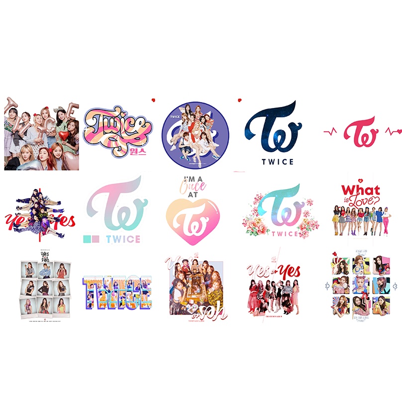 sticker TWICE A4 không bế S4A23 wanna one cute dễ thương