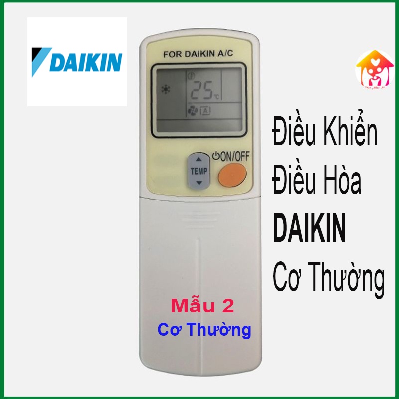 Điều Khiển điều hòa DAIKIN loại thường dùng cho máy 2 chiều và 1 chiều