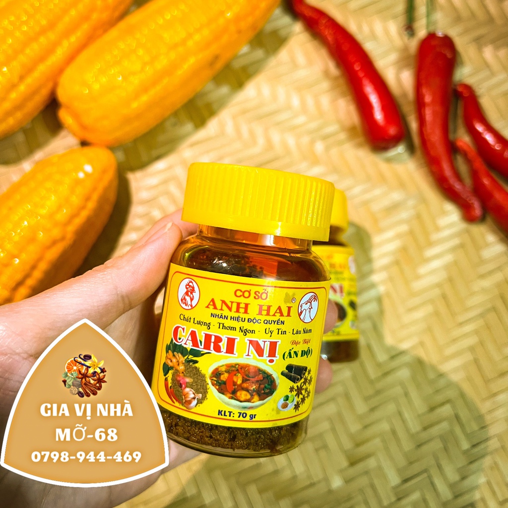Sốt cari nị hiệu Anh Hai - hủ 70gr