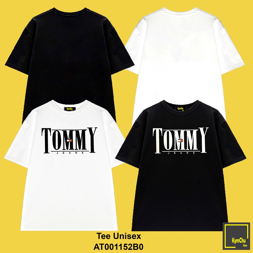Áo thun tay lỡ T.O.M.M.Y | Quần Áo nam nữ phông rộng| Cotton 100% 2 chiều dày mịn | KymChu Unisex giá tốt nhất Shopee