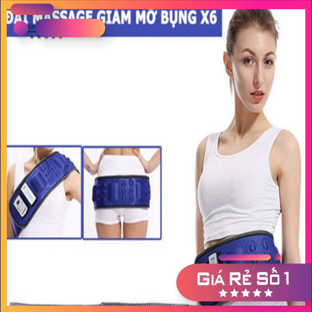 ĐAI RUNG MASSAGE ĐÁNH TAN MỠ TOÀN THÂN X5 .ĐTBX