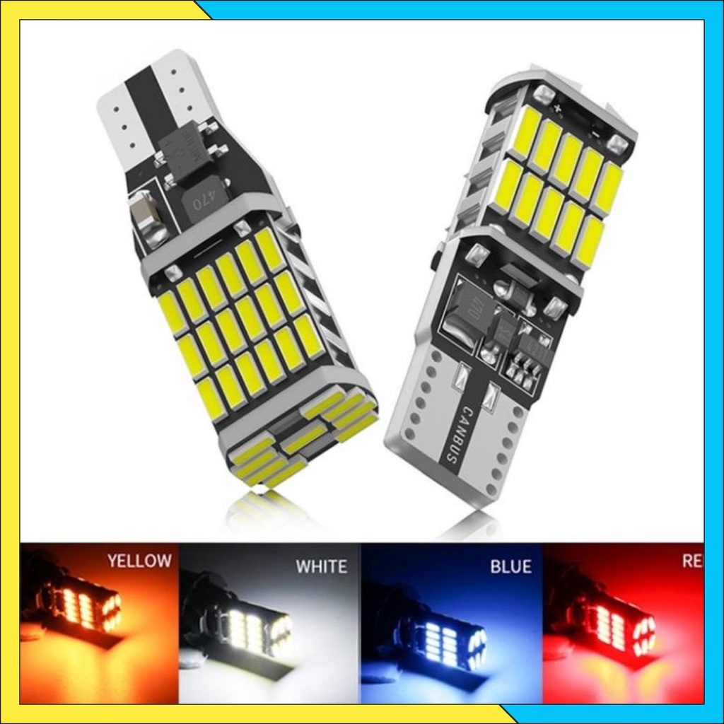 Đèn LED Xi nhan/Đèn Lùi Chân T15/T10 Cho Ô tô Xe máy Chíp 4014 Siêu sáng - 15w [SALE]