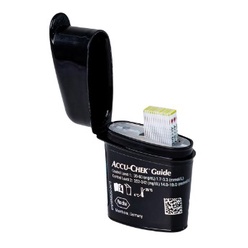 HỘP 25 QUE THỬ ACCUCHEK GUIDE CÓ TEM CHÍNH HÃNG