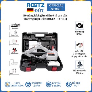 Bộ nâng kích gầm điện xe ô tô 5 tấn TY-45EJ thương hiệu ROGTZ cao cấp của Đức - Hàng Chính Hãng (Bảo Hành 2 Năm)